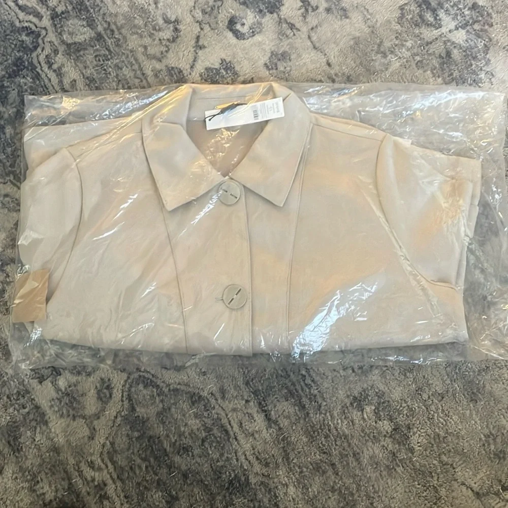 Chico Faux Suede Cropped Jacket